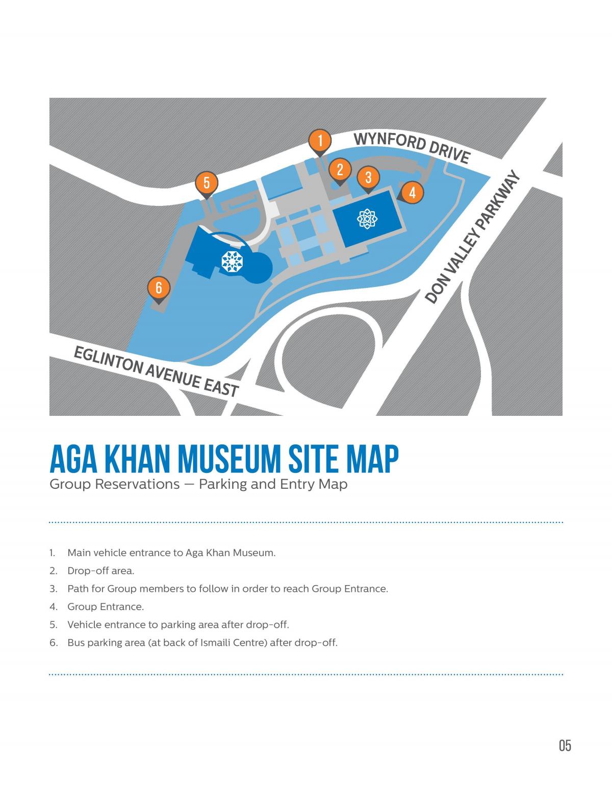 Mapa de Aga Khan museum