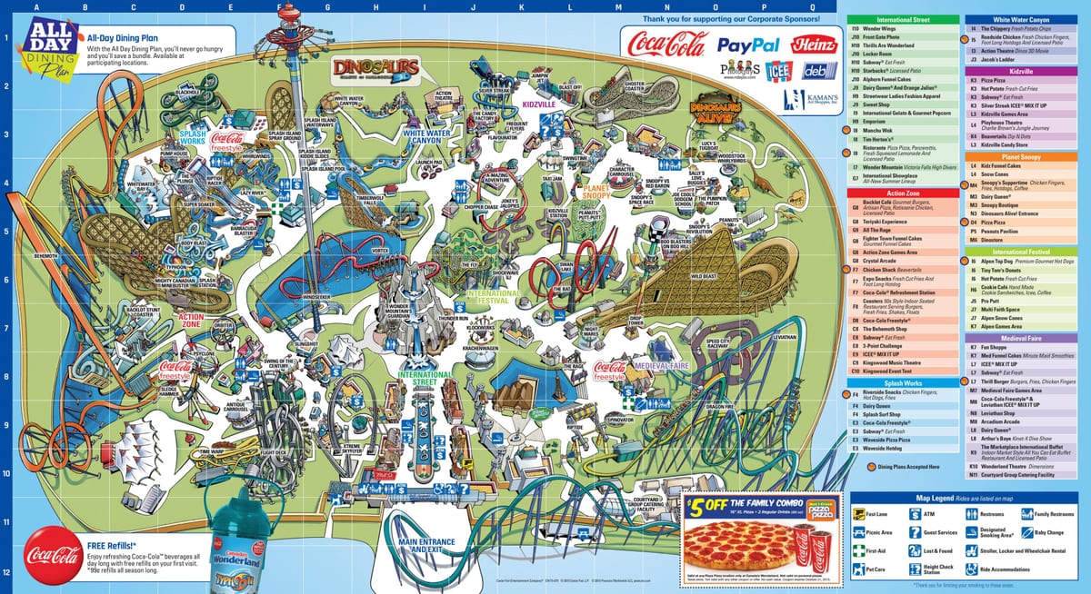 Mapa de Canadá es el país de las maravillas