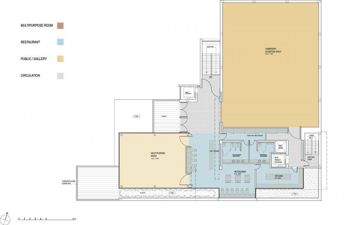 Mapa de museo Gardiner segundo piso