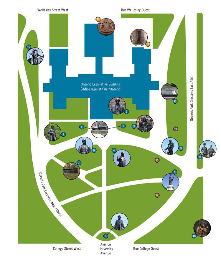 Mapa de Parque de la Reina de Toronto