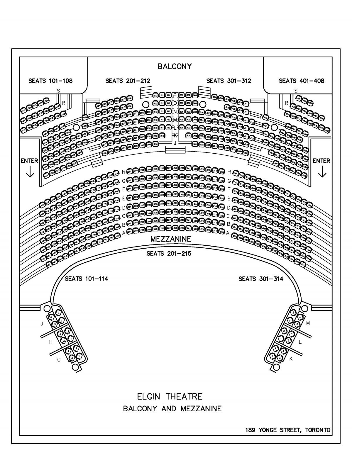 Mapa de Elgin & Winter Garden Theatre
