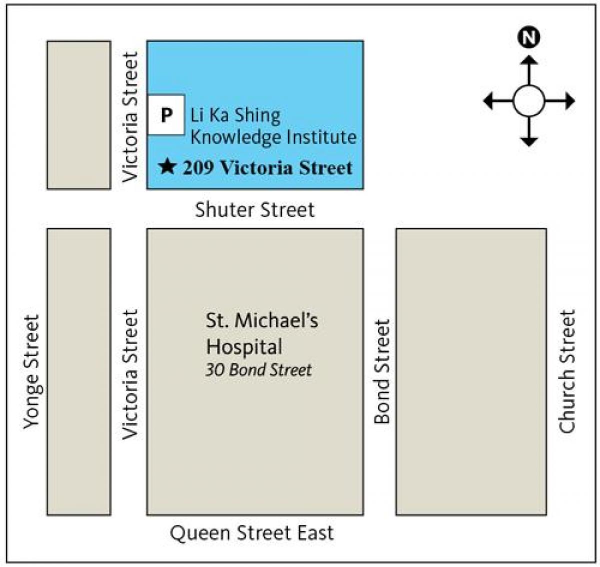 Mapa de Li Ka Shing Instituto de Conocimiento de Toronto