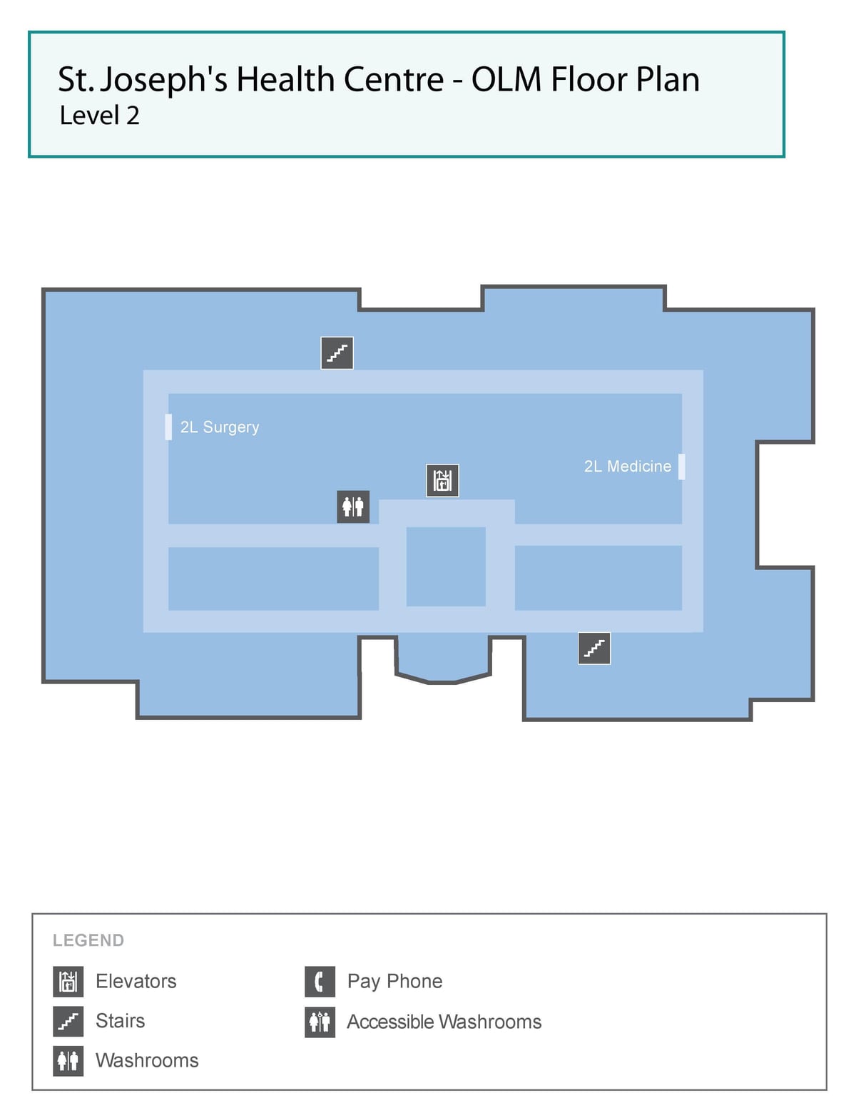 Mapa de San José del centro de Salud de Toronto OLM nivel 2