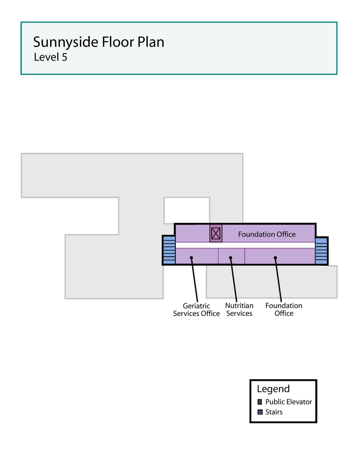 Mapa de San José del centro de Salud de Toronto Sunnyside nivel 6