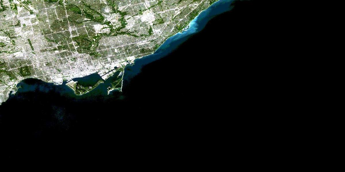 Mapa de Toronto satélite