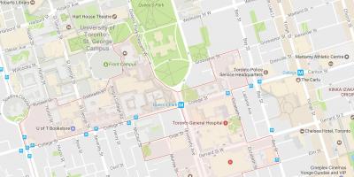 Mapa de Descubrimiento barrio de Toronto