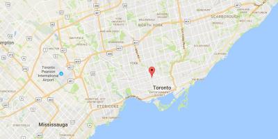 Mapa del Anexo del distrito de Toronto