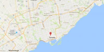 Mapa de Descubrimiento de Distrito del distrito de Toronto