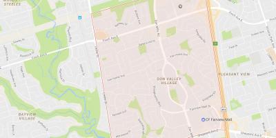 Mapa de El Maní barrio de Toronto