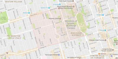 Mapa de la Universidad de Toronto