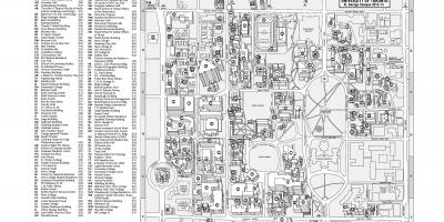 Mapa de la universidad de Toronto St Georges campus
