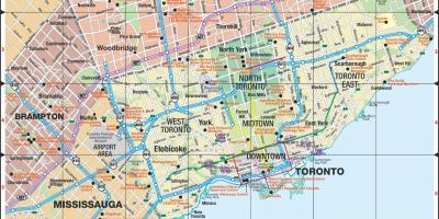 Mapa de Autopistas de Toronto