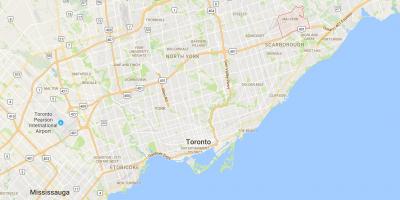 Mapa de Malvern distrito de Toronto