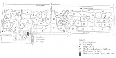 Mapa de Mount pleasant cementerio