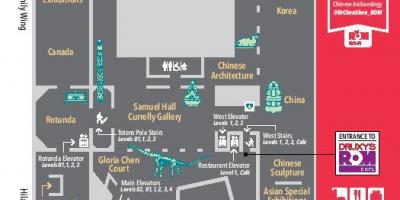 Mapa de Museo Real de Ontario nivel 1