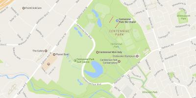 Mapa de Parque Centenario, barrio de Toronto