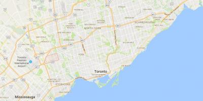 Mapa de Richview distrito de Toronto
